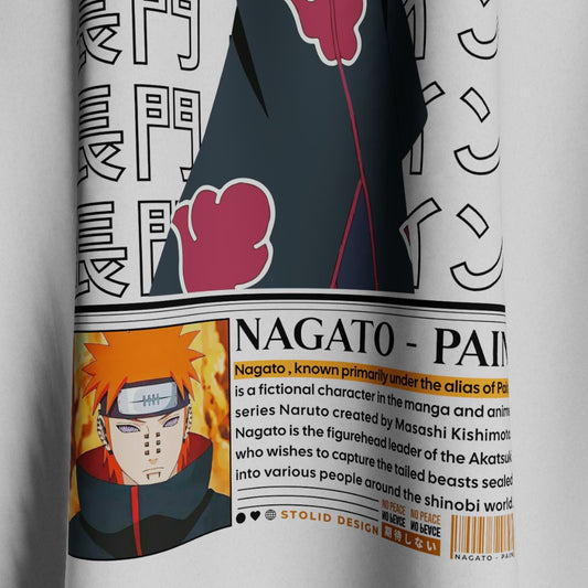 Nagato Pain (Naruto) - Unisex Oversized T-Shirt
