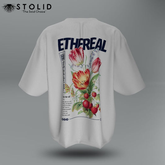 Ethereal Graphic Unisex Oversized T-Shirt